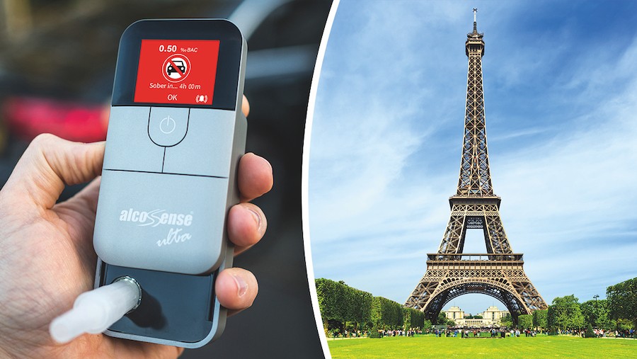 UK Drivers 20 Times More Likely to be Breathalysed in France